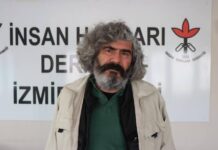 İNSAN HAKLARI DERNEĞİ İZMİR ŞUBESİ’NİN ESKİ EŞBAŞKANI ALİ AYDIN ÖLDÜRÜLDÜ