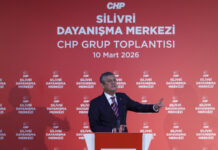 ÖZGÜR ÖZEL PARTİSİNİN SİLİVRİ’DEKİ GRUP TOPLANTISINDA KONUŞTU