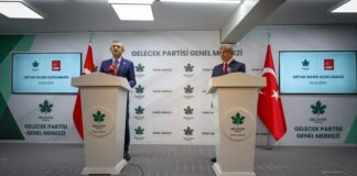 CHP GENEL BAŞKANI ÖZGÜR ÖZEL GELECEK PARTİSİ’Nİ ZİYARET ETTİ