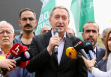 DEM PARTİLİ BAKIRHAN YAŞAM NÖBETİNİ ZİYARET ETTİ