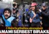 1 MAYIS’TA GÖZALTINA ALINAN 580 KİŞİ SERBEST BIRAKILDI 1 MAYIS TARİHİNDE POLİSİN GÖZALTINA ALMAYA ÇALIŞTIĞI VATANDAŞLARIN GÖRSELİ