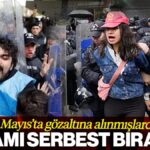 1 MAYIS’TA GÖZALTINA ALINAN 580 KİŞİ SERBEST BIRAKILDI 1 MAYIS TARİHİNDE POLİSİN GÖZALTINA ALMAYA ÇALIŞTIĞI VATANDAŞLARIN GÖRSELİ