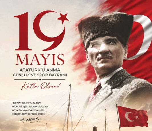 19 MAYIS’IN IŞIĞINDAN BUGÜNÜN KARANLIĞINA 19 MAYIS GENÇLİK VE SPOR BAYRAMI GÖRSELİ