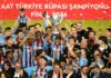 64. TÜRKİYE KUPASI FİNALİNDE ZAFER TRABZONSPOR’UN TRABZONSPOR KUPA TÖRENİ GÖRSELİ