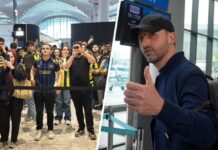 DOMENICO TEDESCO İSTANBUL’DAN AYRILDI TEDESCO HAVALİMANI FOTOĞRAFI