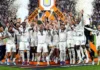 2025-2026 SEZONUNDA UEFA AVRUPA LİGİ ŞAMPİYONU ASTON VILLA OLDU UEFA AVRUPA LİGİ KUPA TÖRENİ GÖRSELİ