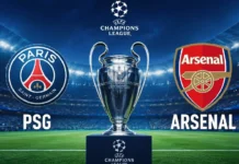 UEFA ŞAMPİYONLAR LİGİ’NDE 2025-2026 SEZONU ŞAMPİYONU PSG PSG ARSENAL MAÇ GÖRSELİ