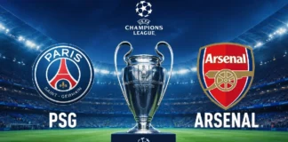 UEFA ŞAMPİYONLAR LİGİ’NDE 2025-2026 SEZONU ŞAMPİYONU PSG PSG ARSENAL MAÇ GÖRSELİ