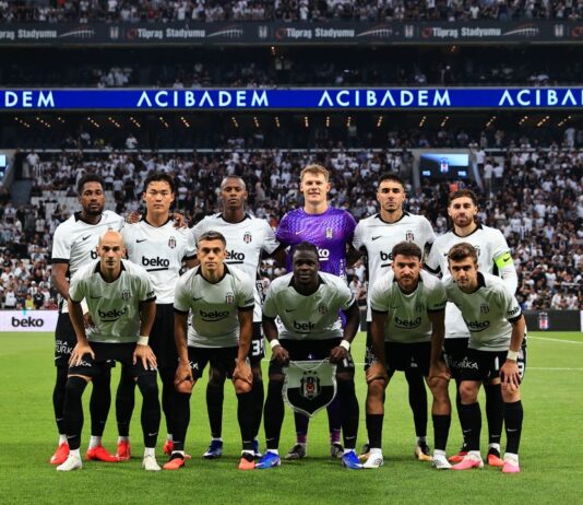 BEŞİKTAŞ AVRUPA KAPISINI 3-0’LA ARALADI BEŞİKTAŞ İLK 11 GÖRSELİ